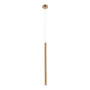 PENDENTE TUBE DE ALUMÍNIO LED 3W 3000K COBRE CH2088-3 CHANDELIE