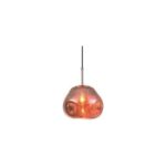 PENDENTE VIDRO/METAL 25x34cm COBRE PD1170CO NEWLINE - Miniatura