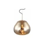 PENDENTE VIDRO/METAL 25x34cm DOURADO PD1170-DO NEWLINE - Miniatura