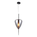 PENDENTE VIDRO METAL CUPULA FUME 25×26,5cm PD1292-FM NEWLINE - Miniatura