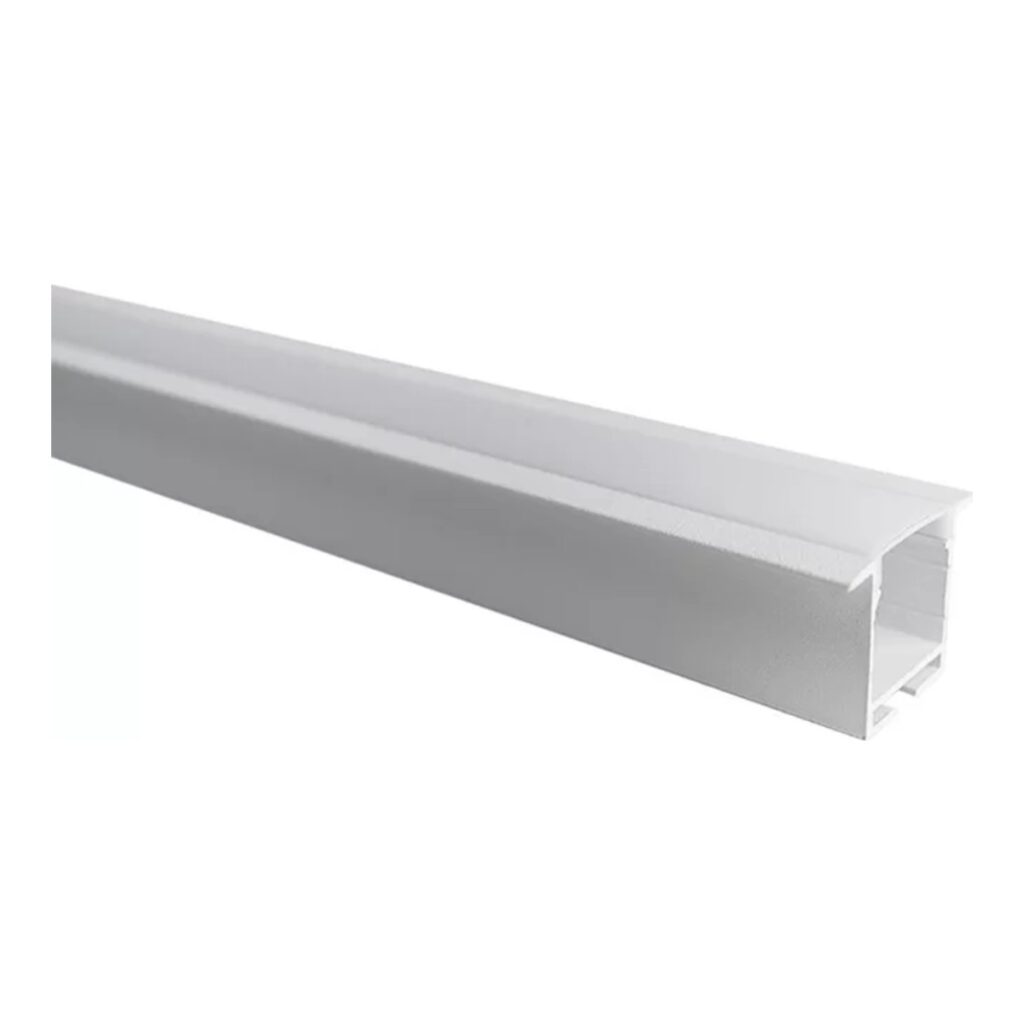 PERFIL LED EMBUTIR BRANCO 36MM 2M C/ MOLAS