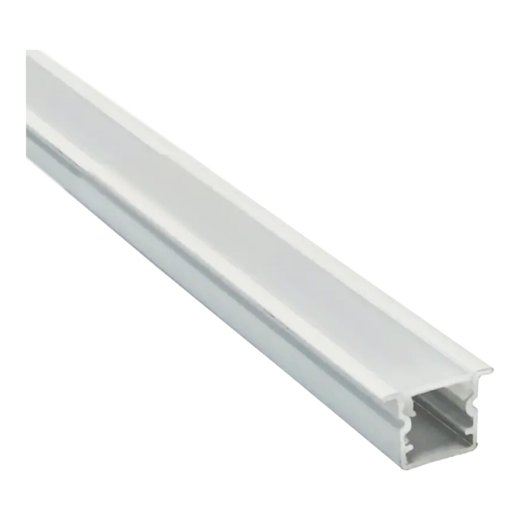 PERFIL P/FITA LED BABY EMBUTIR BRANCO 8MM 2M GAYA