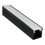 PERFIL P/FITA LED BABY SOBREPOR PRETO 8MM 2M GAYA - Miniatura