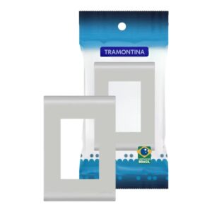 Placa 4x2 com 3 Postos Tramontina Liz Branca – Ref. 57106007