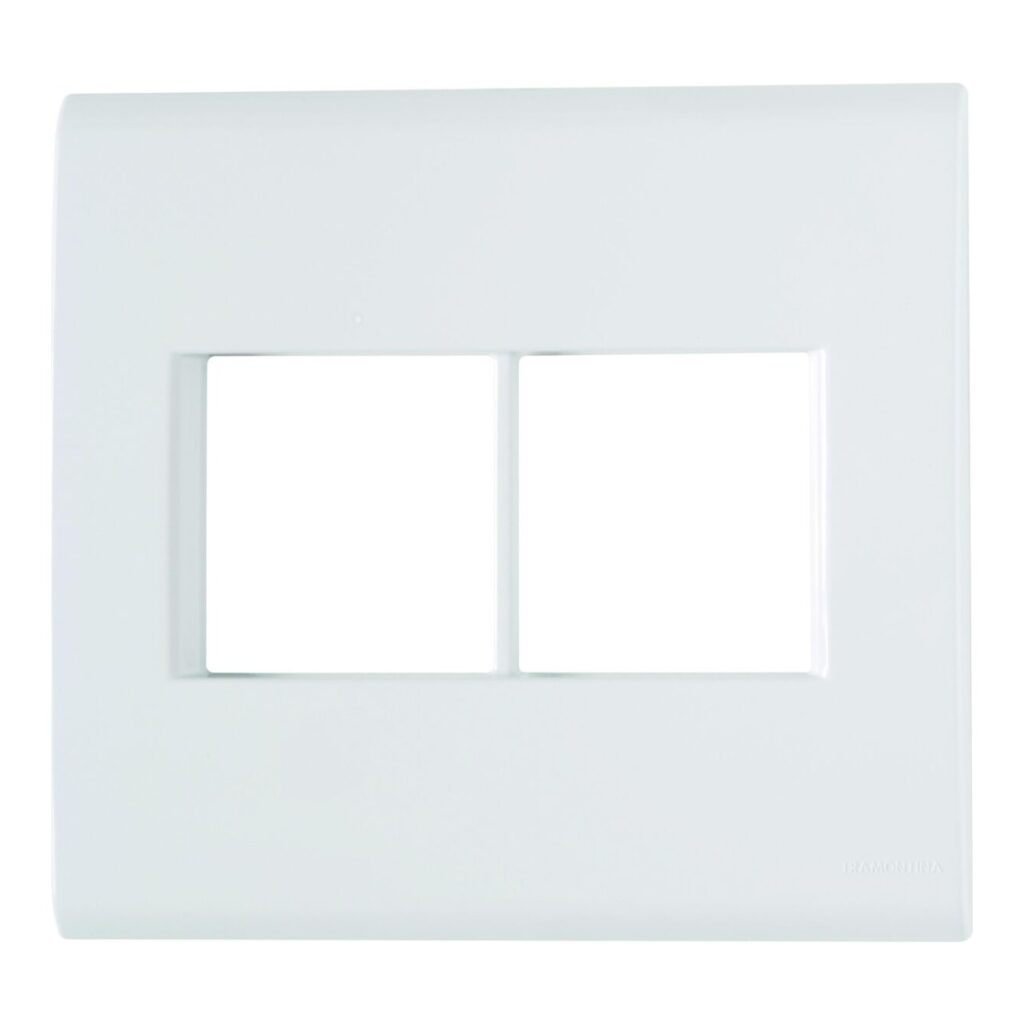 Placa 4×4 com 4 Postos Tramontina Liz Branca – Ref. 57106026