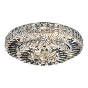 PLAFON CORALLO 5L G9 REDONDO DE CRISTAL K9 TRANSPARENTE CH3019-2T CHANDELIE