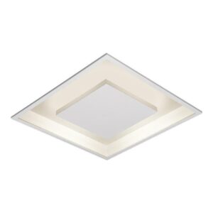 PLAFON EMBUTIR QUADRADO DOUX 18,5W 3000K BRANCA LUMICENTER