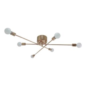 PLAFON FIATI 6L E27 (INCLUSAS) DE METAL ROSE CH2756-1 CHANDELIE