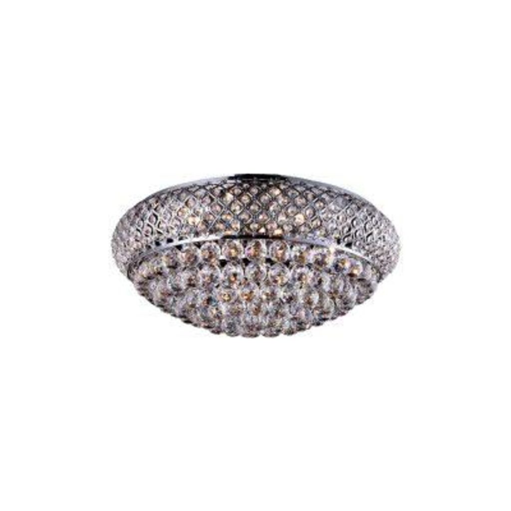 PLAFON MONTEREY 9L G9 DE CRISTAL K9 TRANSPARENTE 600X260MM CH0221 CHANDELIE