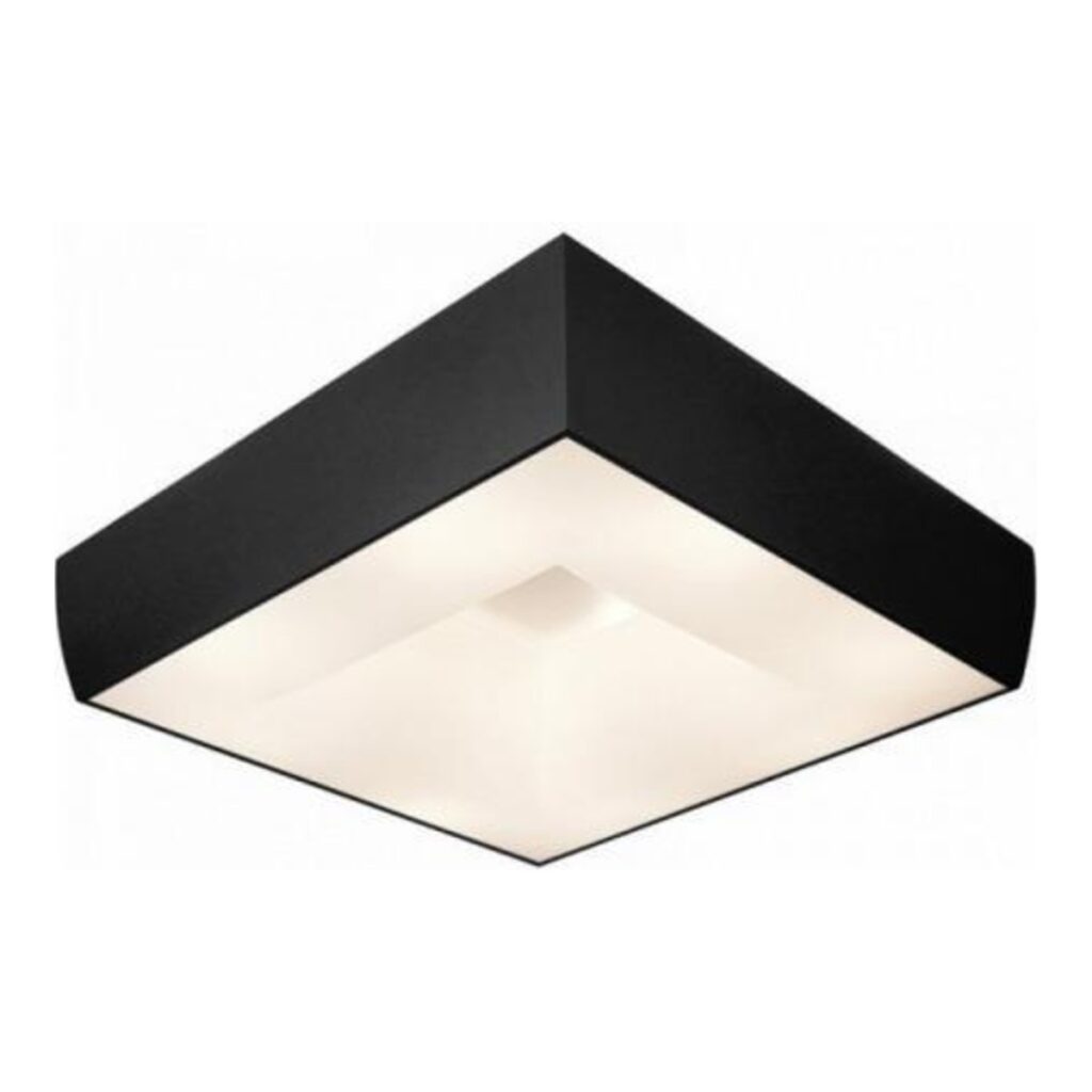 PLAFON NEW MASSU PRETO 350x83mm 481LED3PT NEWLINE