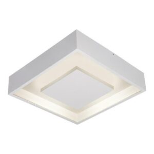 PLAFON SOBREPOR QUADRADO DOUX 18,5W 3000K BRANCA LUMICENTER