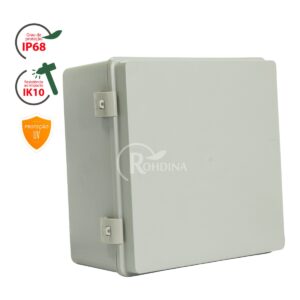 Quadro de Comando 300 x 300 x 150 mm IP68 Cinza Rohdina Rohdbox – Ref. 888259