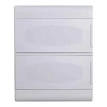 Quadro de Distribuição de Sobrepor 24 DIN Ouro Box Porta Opaca Branco Steck – Ref. SCV24PO - Miniatura