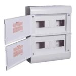 Quadro de Distribuição de Sobrepor 24 DIN Ouro Box Porta Opaca Branco Steck – Ref. SCV24PO - Miniatura