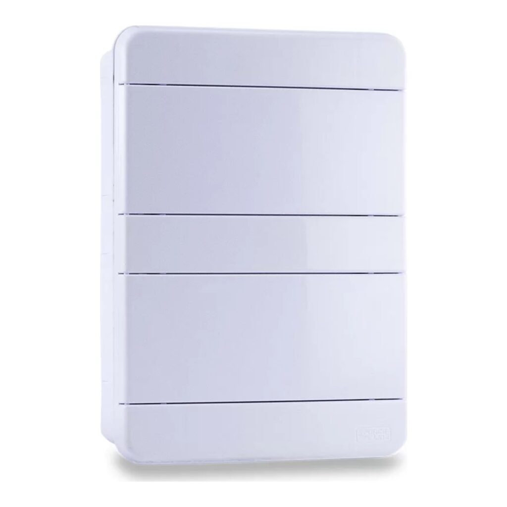 QUADRO PVC SOBREPOR 12DIN BRANCO CEMAR