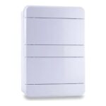 QUADRO PVC SOBREPOR 12DIN BRANCO CEMAR - Miniatura