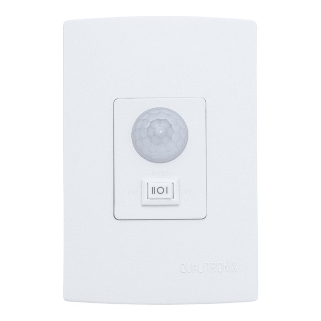 SENSOR DE PRESENÇA 4X2 180º COM 3 MODOS QUALITRONIX