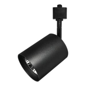 SPOT ALUMINI DICROICA REDONDO PRETO P/ TRILHO PIX 6527