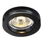 SPOT EMBUTIDO DE CRISTAL REDONDO FUMÊ CH0141 CHANDELIE - Miniatura