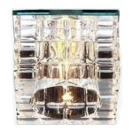 SPOT EMBUTIDO ESTOCOLMO 1L G9 DE CRISTAL K9 QUADRADO CH200 CHANDELIE - Miniatura
