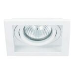 SPOT EMBUTIDO QUAD CONECTA MINI DICROICA BRANCO NS7351B BELLA - Miniatura