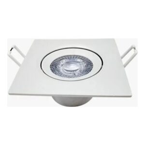 SPOT EMBUTIDO QUADRADO 5W 3000K