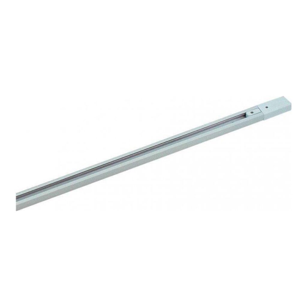 TRILHO ELETRIFICADO BRANCO 1m COM TERMINAL E PONTEIRA DL019BT BELLA