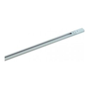 TRILHO ELETRIFICADO BRANCO 1m COM TERMINAL E PONTEIRA DL019BT BELLA
